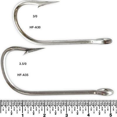LaBayou Silver Alligator/Shark Hooks